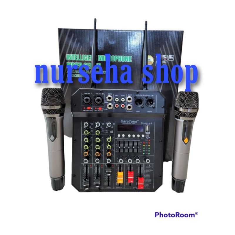 Mixer Audio baretone sonora 4 plus mic wireless original baretone
