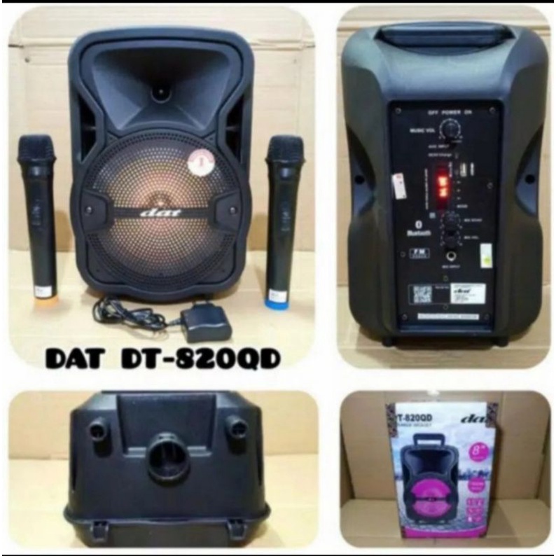 Speaker Portable Wireless Bluetooth 8 inch ORI