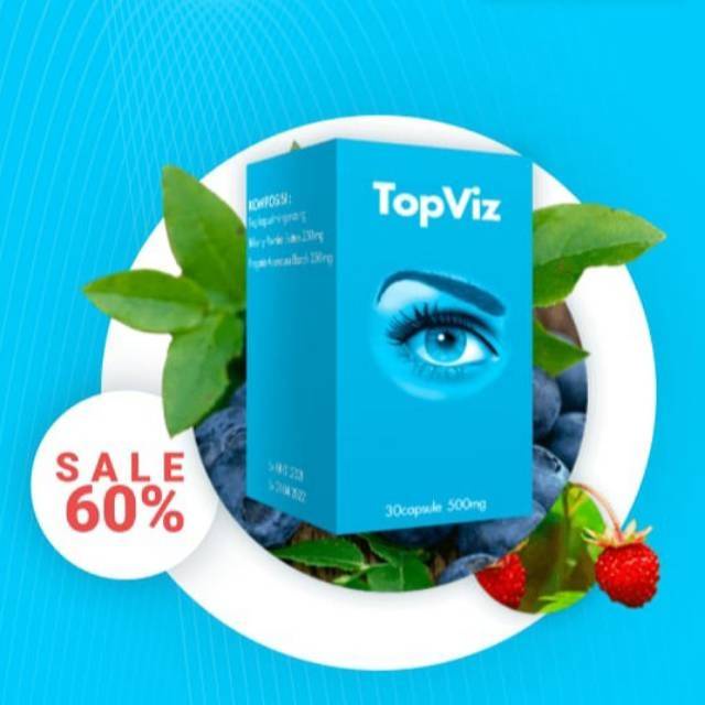 ASLI TopViz Obat Herbal Mata Katarak - Rabun Jauh & Dekat - Obat Minus & Plus Asli 100%