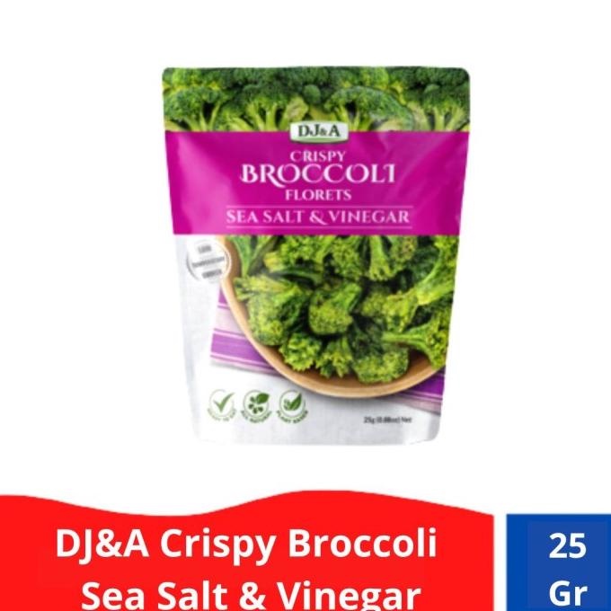 

DJ&A Crispy Broccoli Sea Salt Vinegar 25 gr Impor Australia (No MSG)