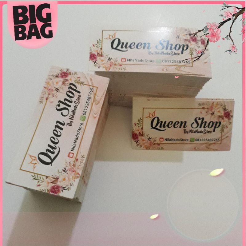 

Bigbag - hantag mini handtag hangtag tag nametag label baju (2,5x5)