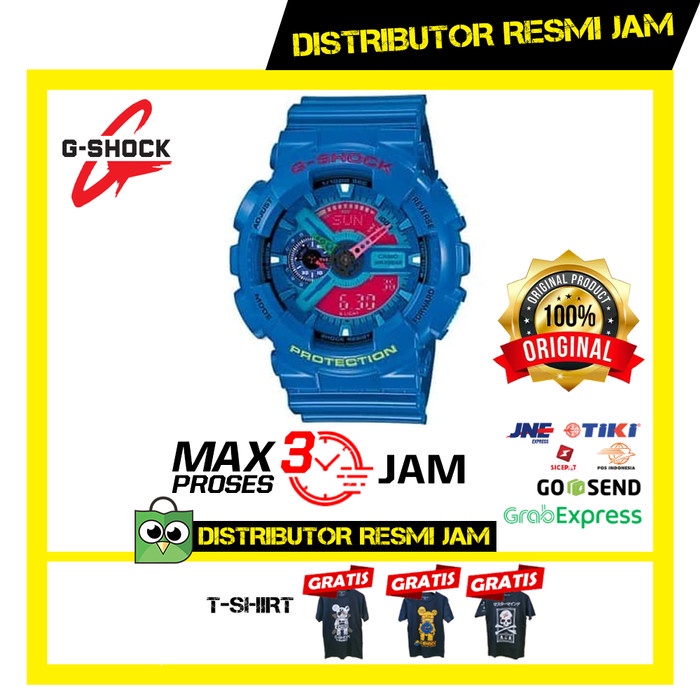 GShock GA-110HC-2ADR GA-110 GA110HC GA110 Garansi Resmi 2 Tahun