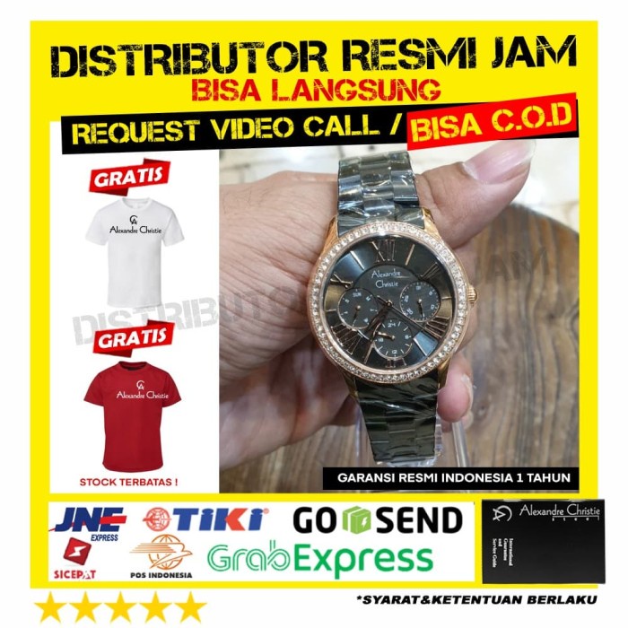 jam tangan wanita alexandre christie 2642bf 2642 new garansi resmi