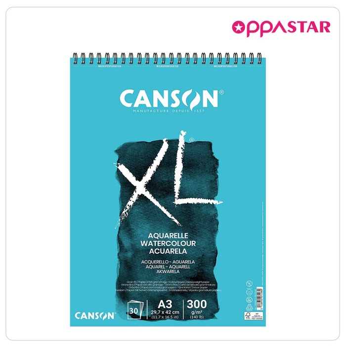 

[Best Seller] Canson XL Aquarelle A3 30 Lembar Kertas Watercolor