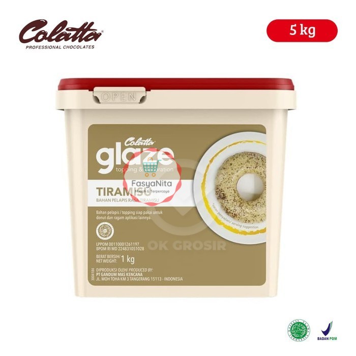 

Colatta Glaze TIRAMISU kaleng 5 kg - FasyAnita Mart Denpasar