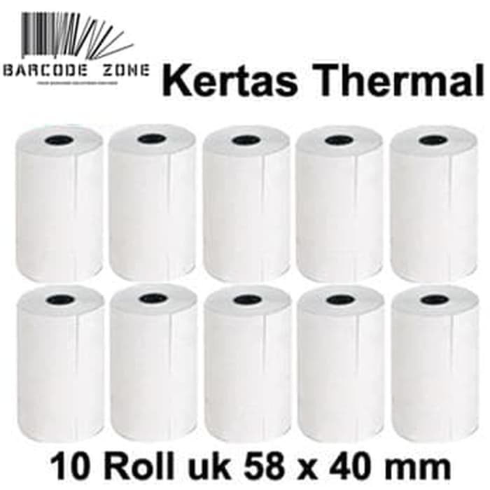 

klm Kertas Struk Thermal Paper / POS Mobile Printer - EDC VSC 58x40mm -13