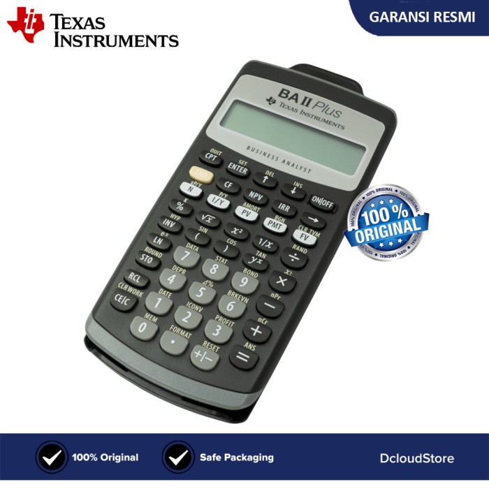 

Kalkulator Finance Akuntansi BA II Plus Financial Texas Instruments
