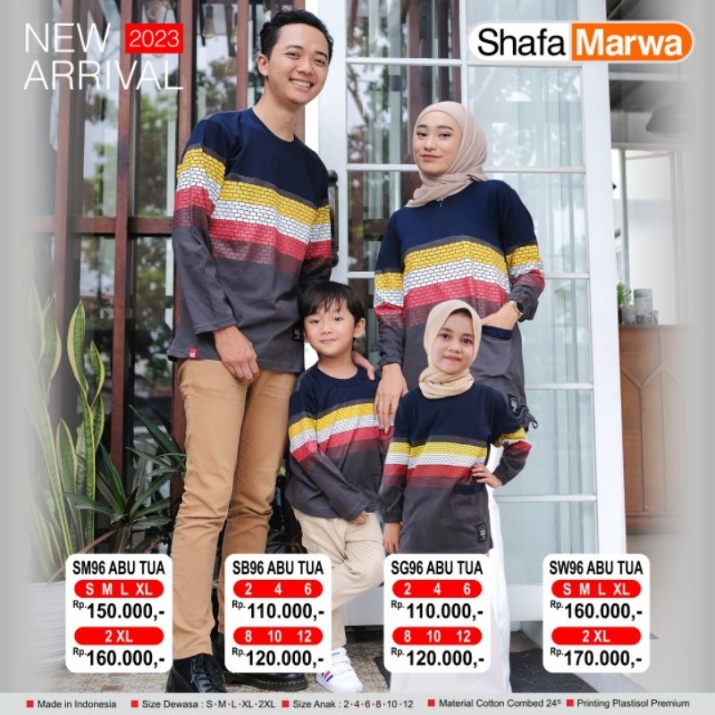kaos couple family merk shafa marwa 96