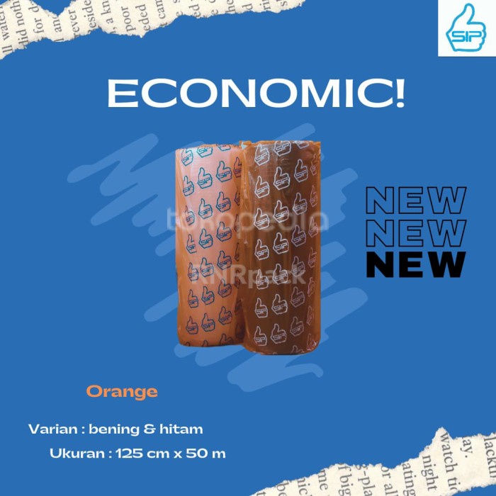 

bubble wrap roll 125cm x 50 meter ekonomis - Putih