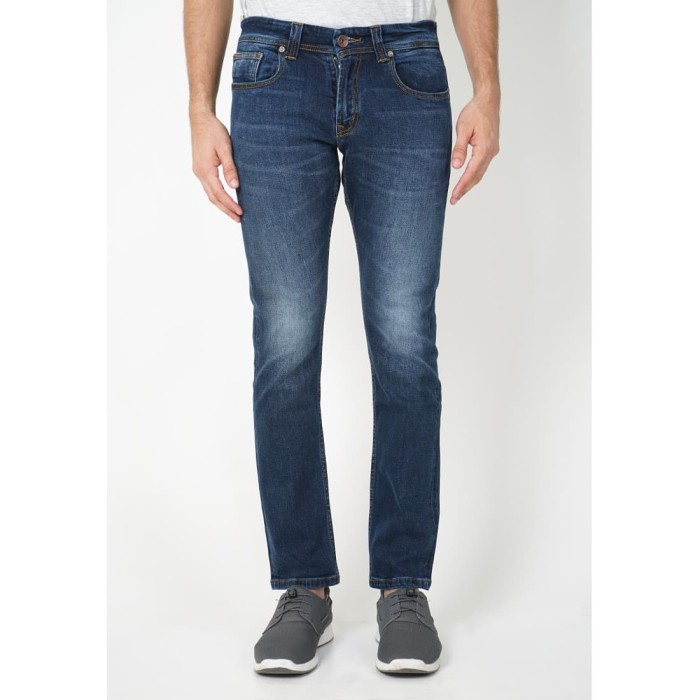 Celana jeans selvedge pria Lois jeans original 3