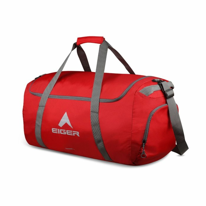 Lapak Eigerian Concisor Folded Duffle Bag Eiger - Merah, 60L