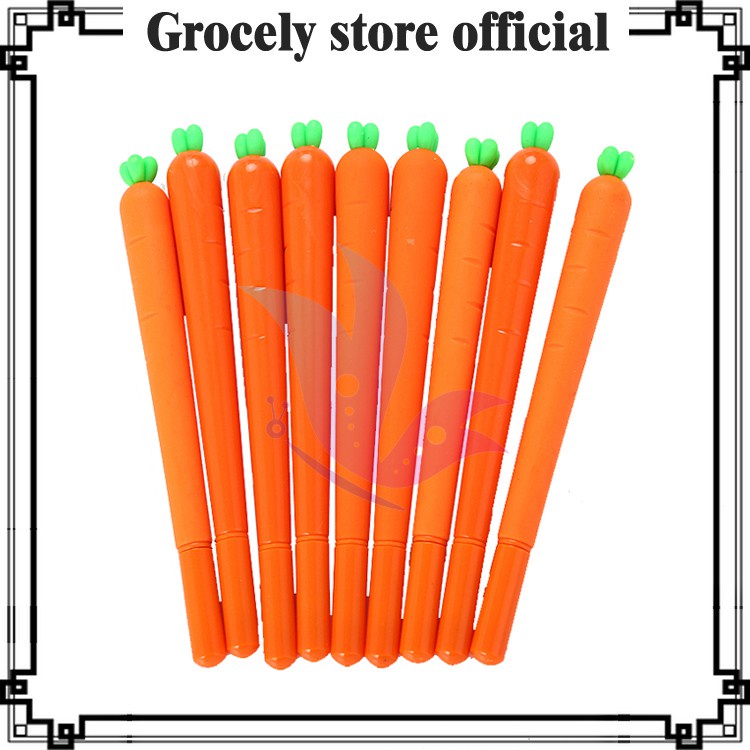

PULPEN GEL MOTIF WORTEL / PULPEN AIR BENTUK WORTEL CARROT LUCU PP02