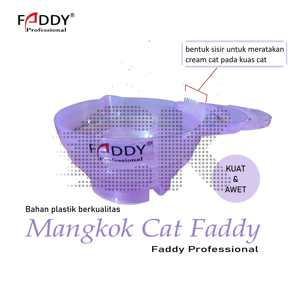 Faddy / Mangkok Cat Rambut Premium / CK