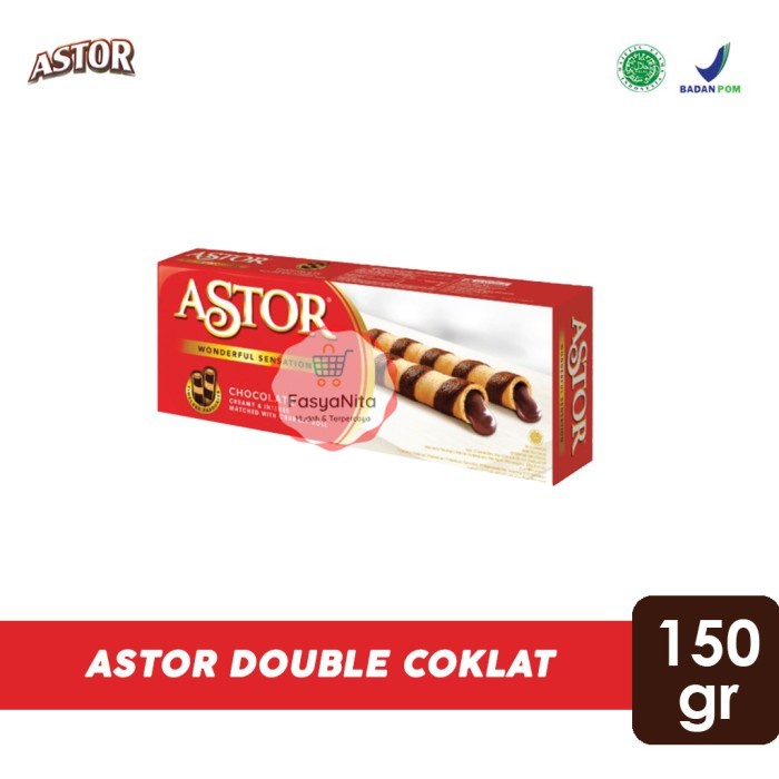 

Wafer Stick Astor Double Coklat / Astor Coklat (150 gr) - FasyAnita Mart Denpasar