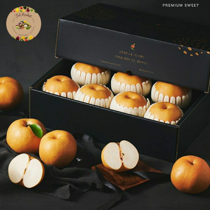 

Buah Pear Korea Eloasis Original Premium Jumbo 6'S | Pear Korea