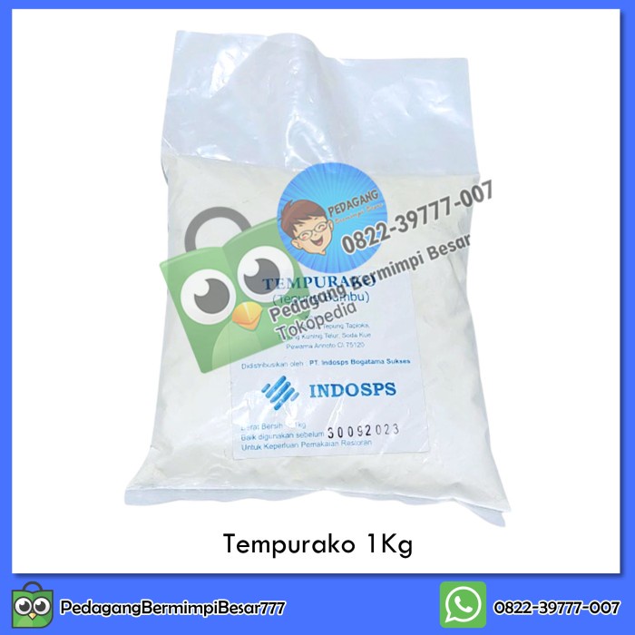 

Bisa COD Murmer Tepung Tempura 1Kg | Tempurako 1Kg | Tepung Bumbu Serbaguna