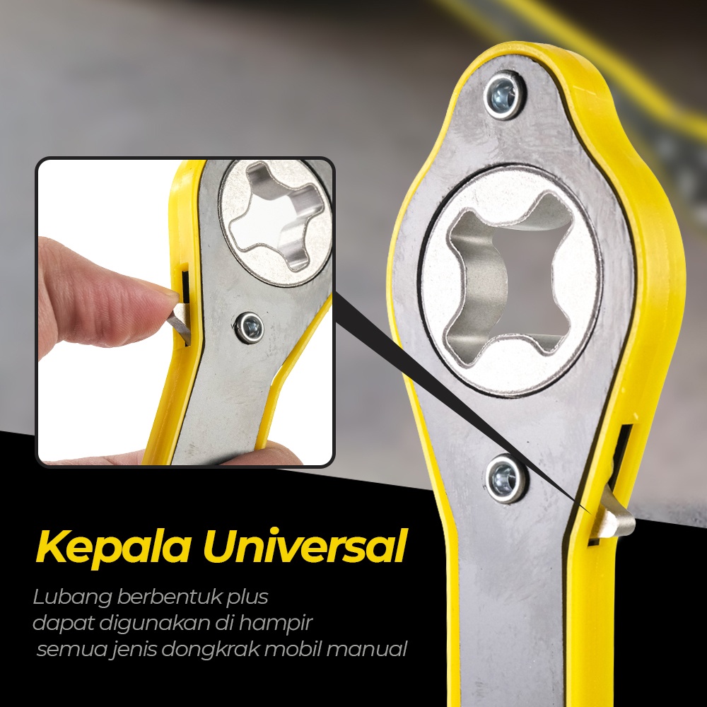 [COD] OTOHEROES Kunci Pas Dongkrak Mobil Ratchet Wrench Rocker