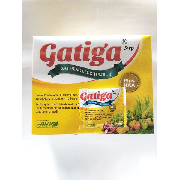 ZPT GA3 Gatiga Gibberelic Acid 5% 2gr Zat Pengatur Tumbuh Pembesar Buah Umbi