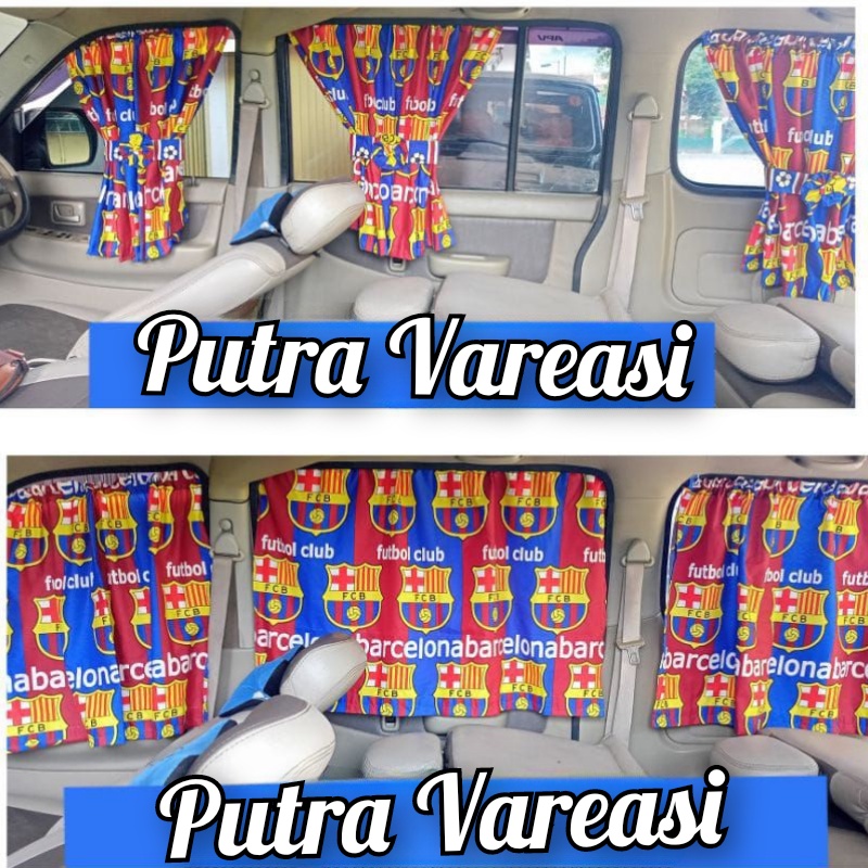 Kain Tirai Gorden Penutup Kaca Mobil Minibus Pribadi Xenia Carry Inova Sedan Avanza APV Kijang