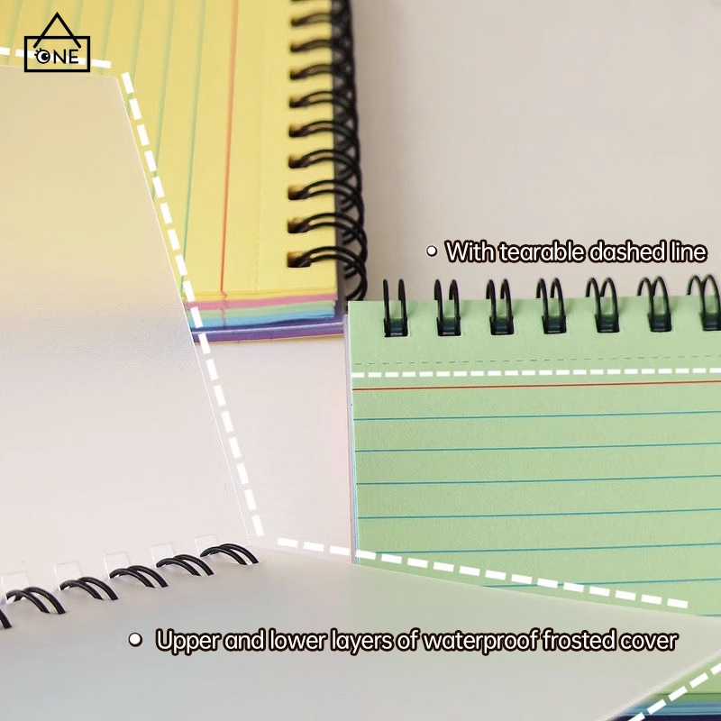 

COD❤️Buku Catatan Warna Kreatif Buku Catatan Kumparan Garis Melintang Tebal -a.one