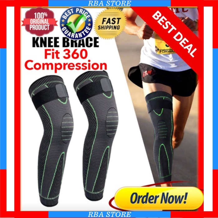 PROMO TERBAIK Premium Knee Brace | Peyangga Lutut | Knee Wrap Brace Pelindung Lutut