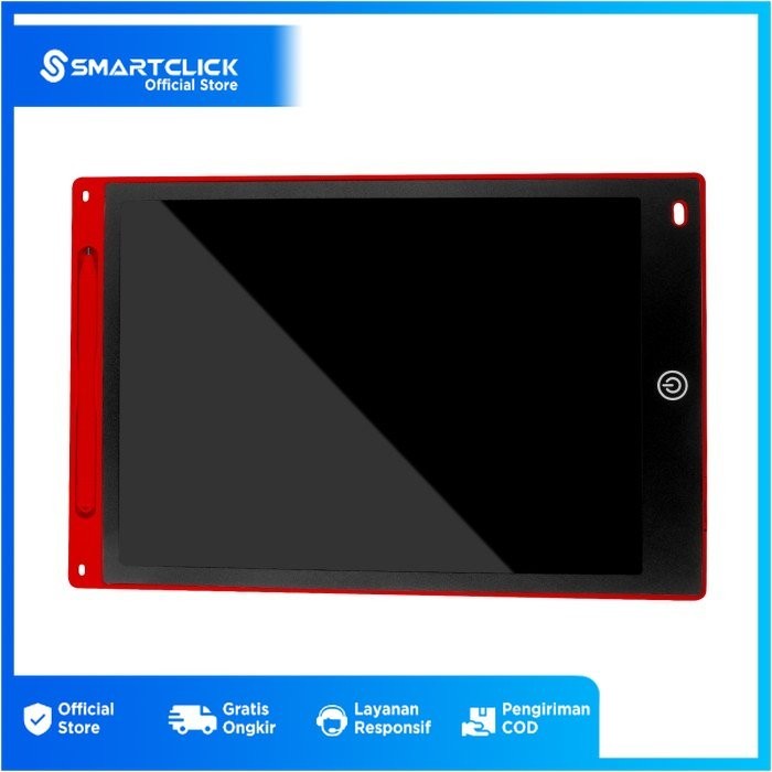 Smartclick LCD Writing Board Drawing Tablet Gambar Anak 12 inch - Blue