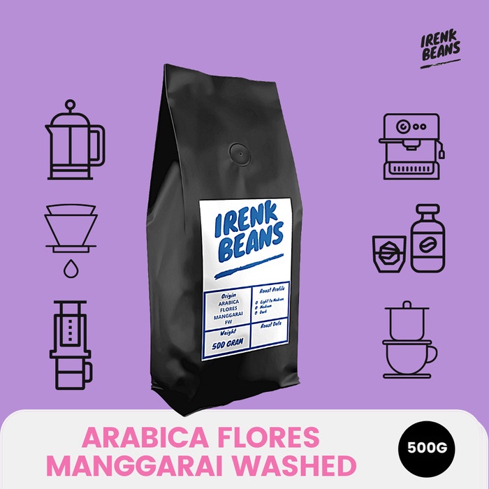 

Kopi Arabica Flores Manggarai Washed 500g Biji Bubuk - BIJI KOPI