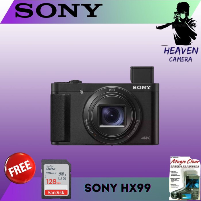 KAMERA SONY CYBERSHOT DSC-HX99 / SONY DSC-HX99 - BOX PUTIH, PAKET STANDART