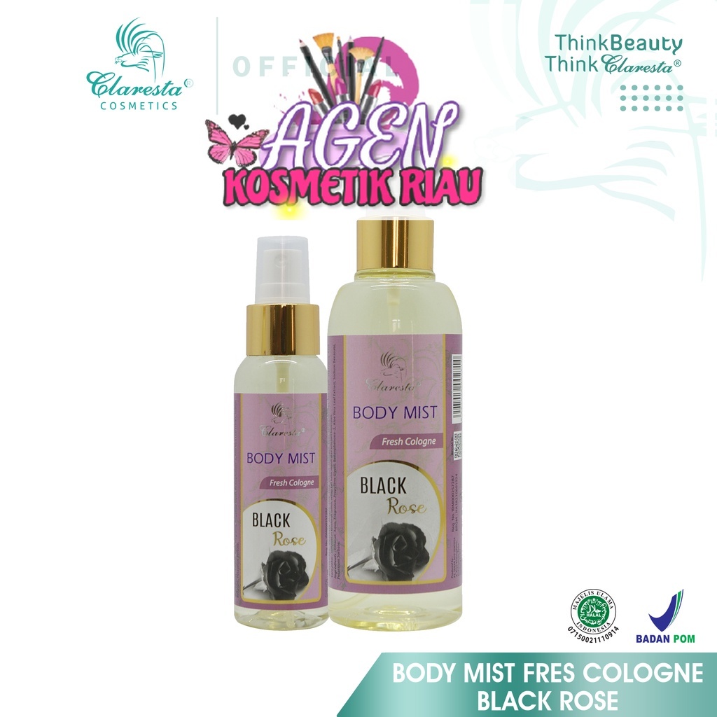 Claresta Body Mist Black Rose
