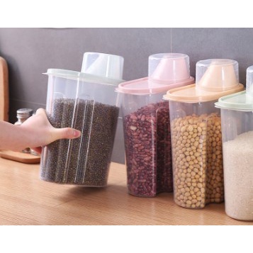 Pet Food Storage - Tempat Penyimpanan Makanan Kucing Anjing - Pet Food Storage Jar - Toples Makanan 