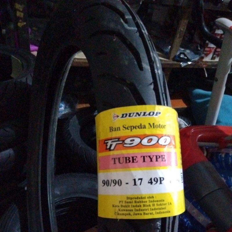 DUNLOP 90/90-17 TT-900 Ban Luar Dunlop Ring 17 90 90 Tube Type Ban Motor Original Tire Ring17 909017