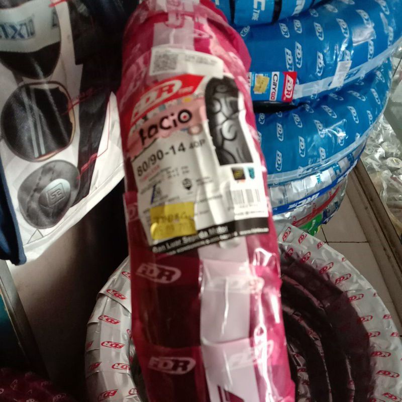 FDR facio 80/90-14 Tubless Ban Tubles Luar Motor Scooter Matic FDR Pacio 80 90 Ring 14 Tubeles