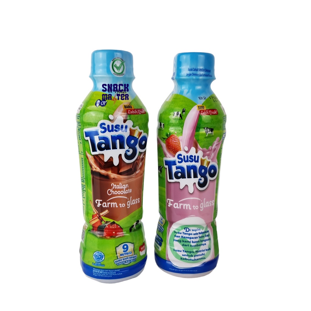 Tango Drink Susu UHT Botol - Netto 250ml.