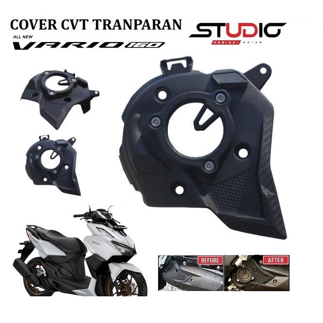 CMZ RACING - Cover Cvt Vario 160 New Tutup Cvt Cover Air Duct All New Vario 160 Led Tutup Rumah Rool