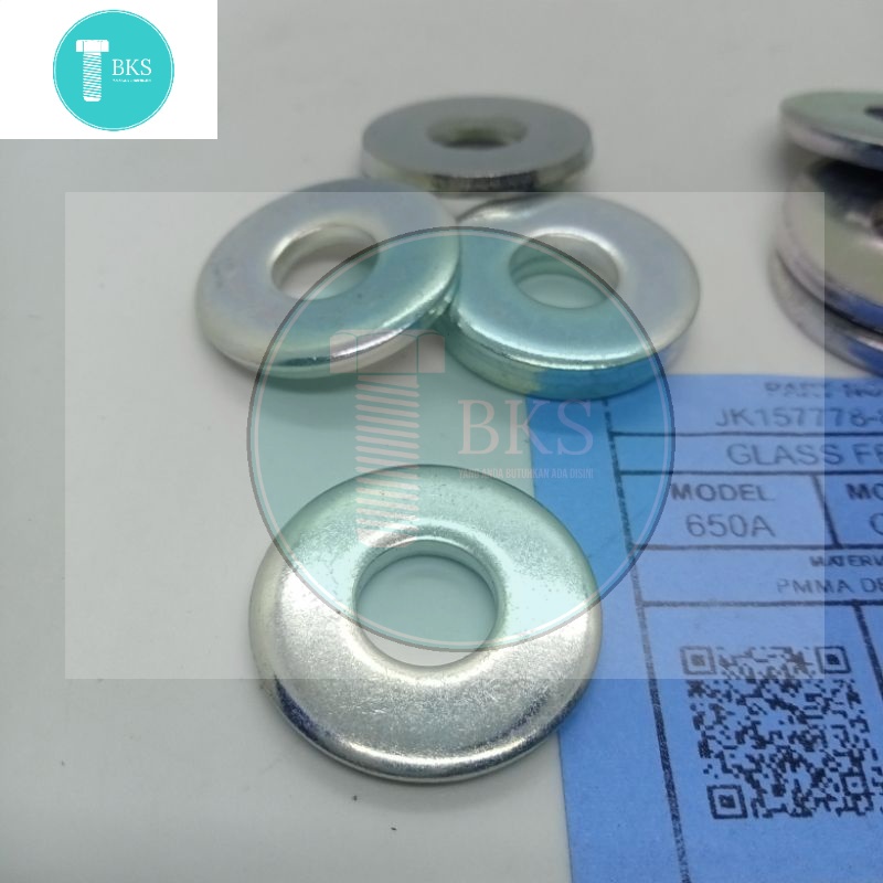 RING LOBANG M10 BAUT 14 SUPER TEBAL RING BAUT STANG SEGITIGA