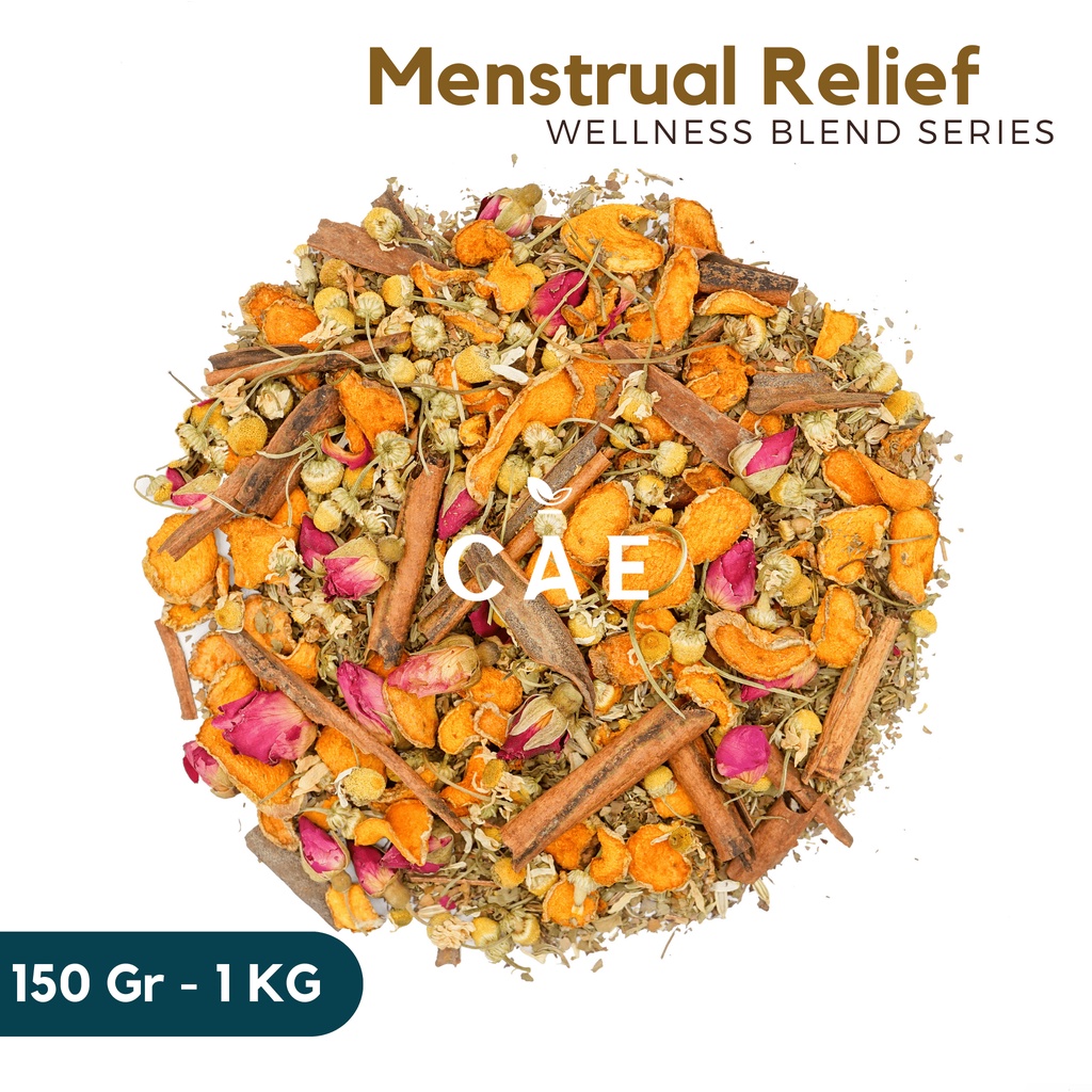 

MENSTRUAL RELIEF | Herbal Tea Blend Green Tea Chamomile 500Gram - 1 KG