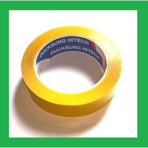 

Polyester Tape 19 mm ducksung Hitech kuning High Temperature 50 meter