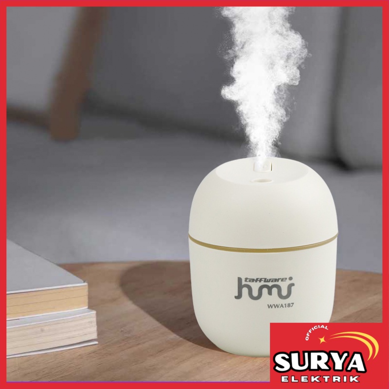 Air Humidifier Mini TAFFWARE HMS WWA187 Aromatherapy Oil Diffuser LED Light 220ml