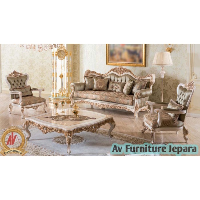 Set Sofa Ruang Tamu Mewah Klasik Turki Design