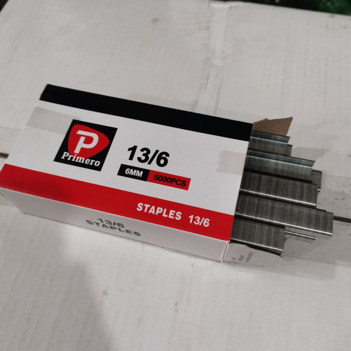 

Isi staples 13/6 primero refill gun tacker steples