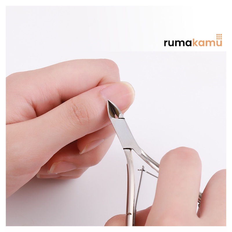 Gunting Kuku Kutikula Alat Potong Kuku anti Cantengan Nail Art Pedicure Tools Stainless