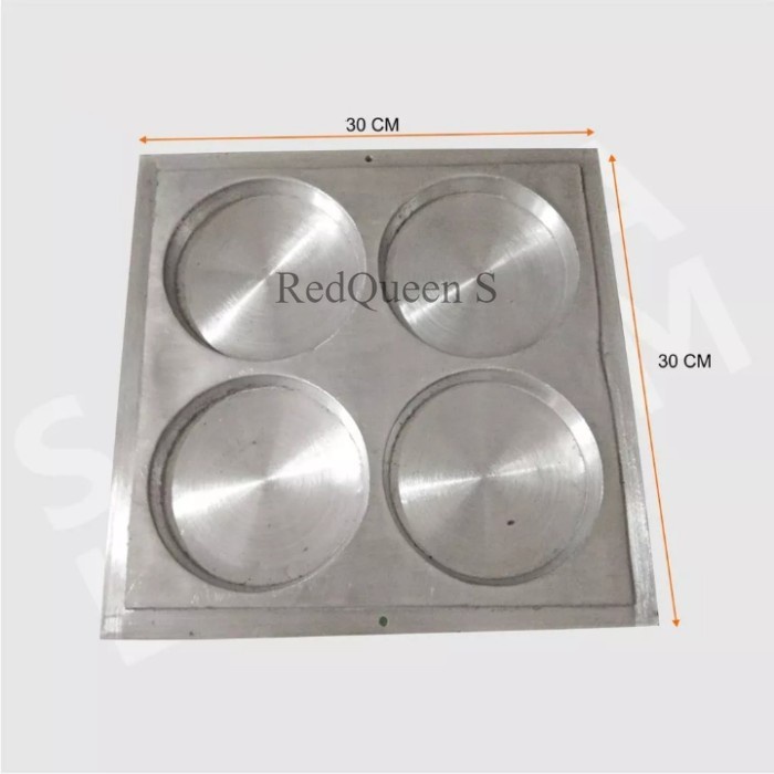 Cetakan Martabak Mini/Martabak Lipat /Cetakan 4 Lubang  - CETAKAN sAJA