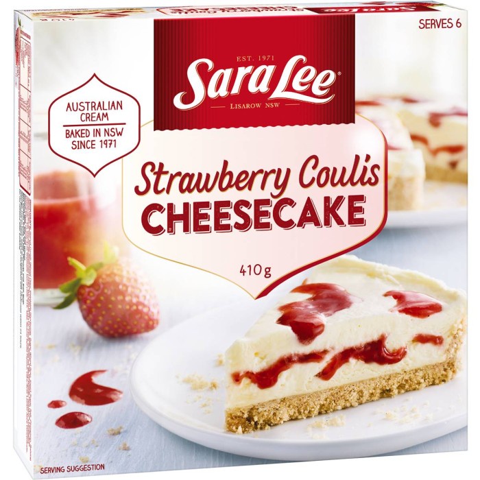 

SARA LEE STRAWBERRY CHEESE CAKE 410GR