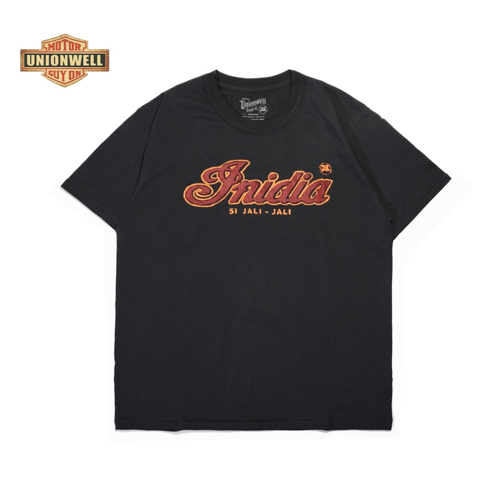 Unionwell T-shirt Original Kaos Inidia Black