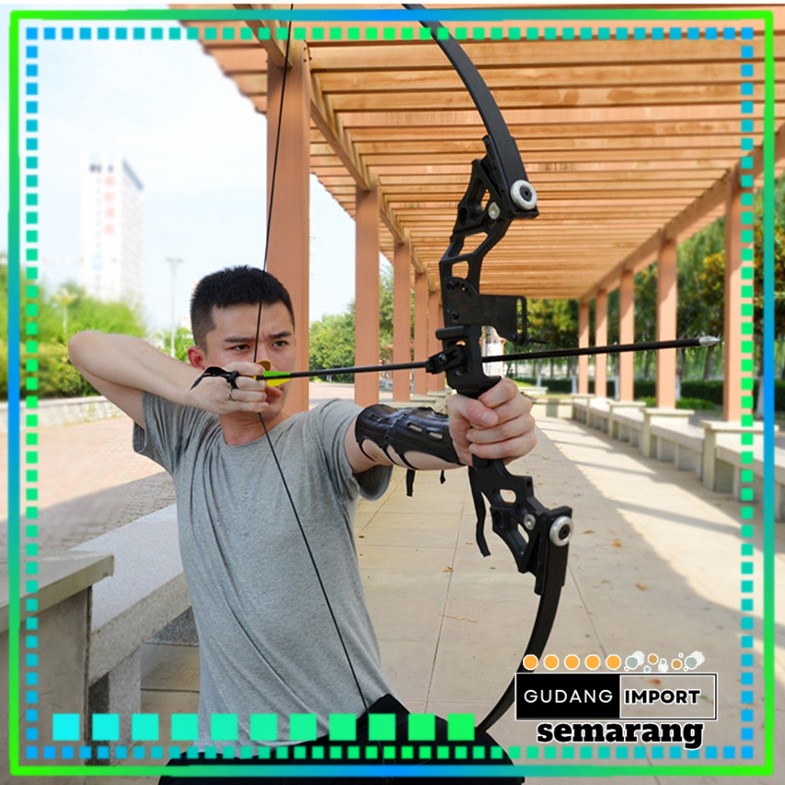 Busur Panah Hunting Archery Bow 30-45 LBS