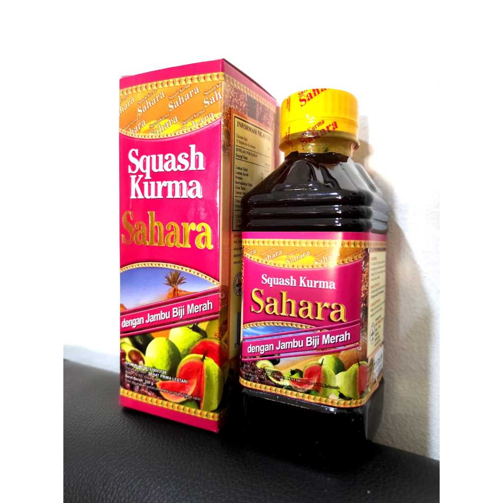 

Squash Sari Kurma Sahara Plus Jambu Biji Merah / Sahara Tropical Fruit