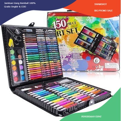

Pensil Warna Art Set Full Crayon 150 Pcs Anak Alat Seni Lukis Gambar