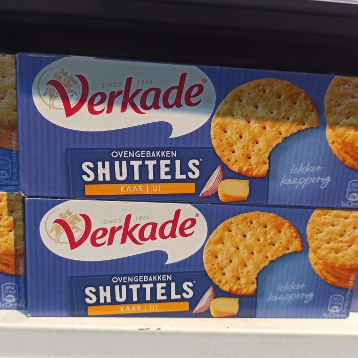 

Verkade Shuttels Kaas/Ui 150gram impor
