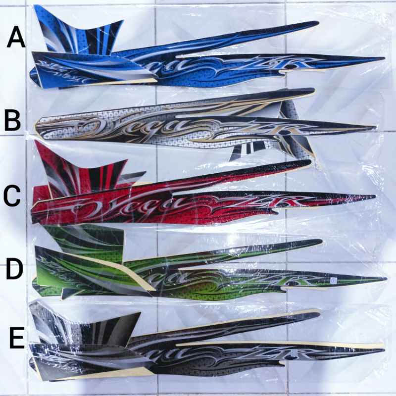 Striping Vega ZR 2011 2012 / stiker bodi motor yamaha vega zr