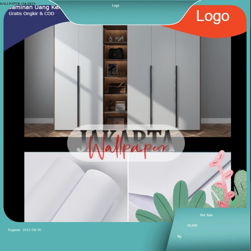 WALL STIKER SCKOTLET LEMARI DAN MEJA DAPUR POLOS PREMIUM PUTIH ANTI AIR,STIKER WARNA,STIKER AQUARIUM
